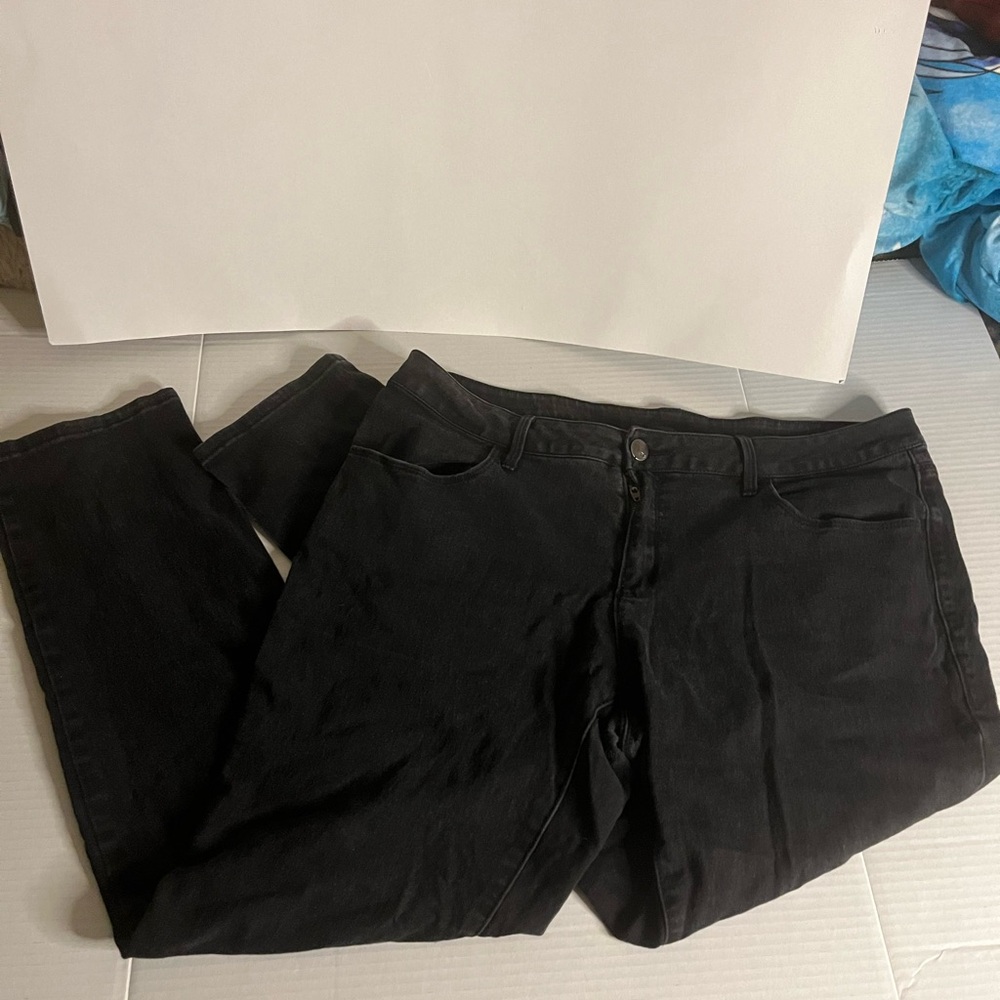 Women’s black faded glory jeans